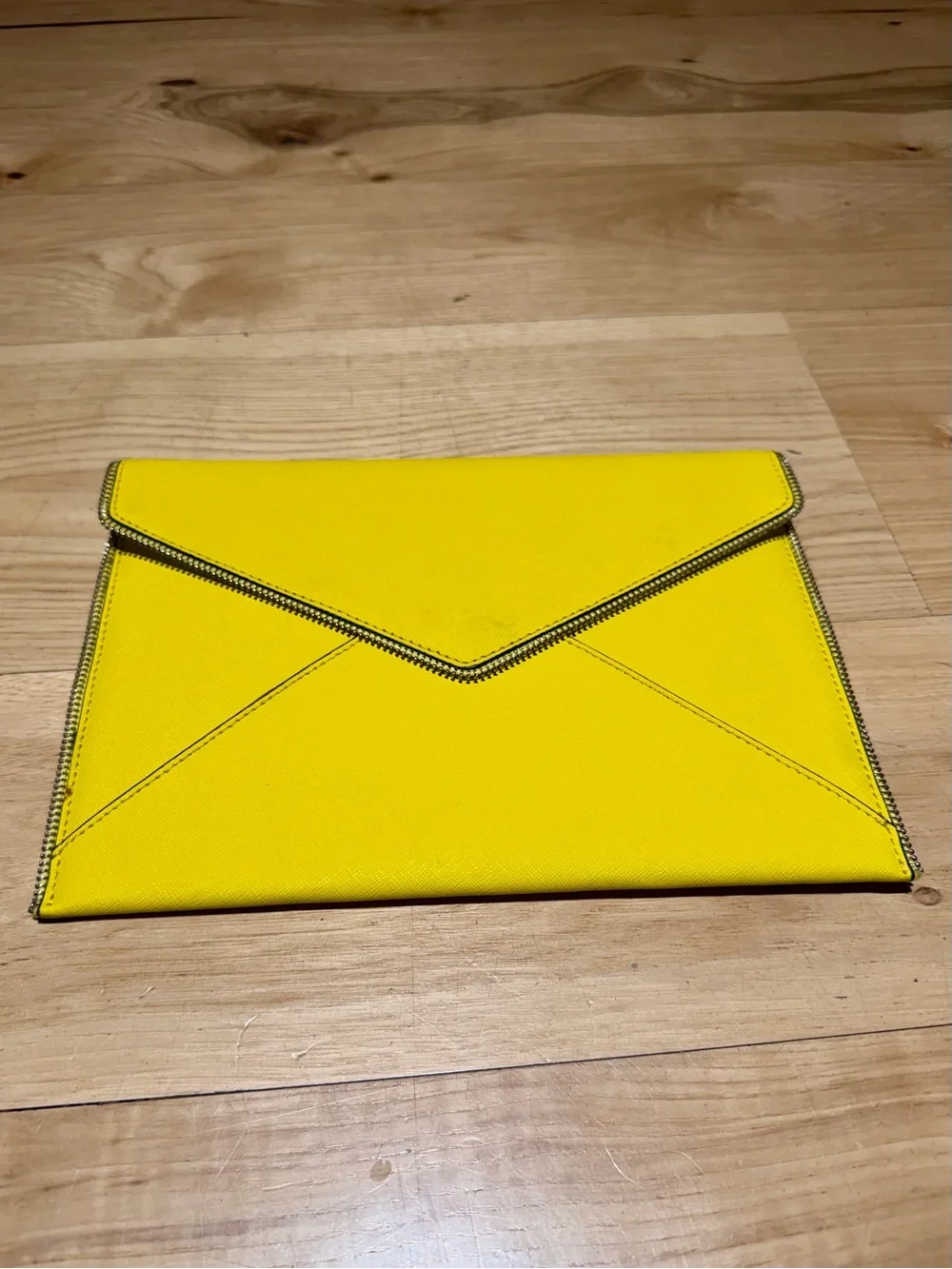 Rebecca Minkoff Yellow Envelope Clutch